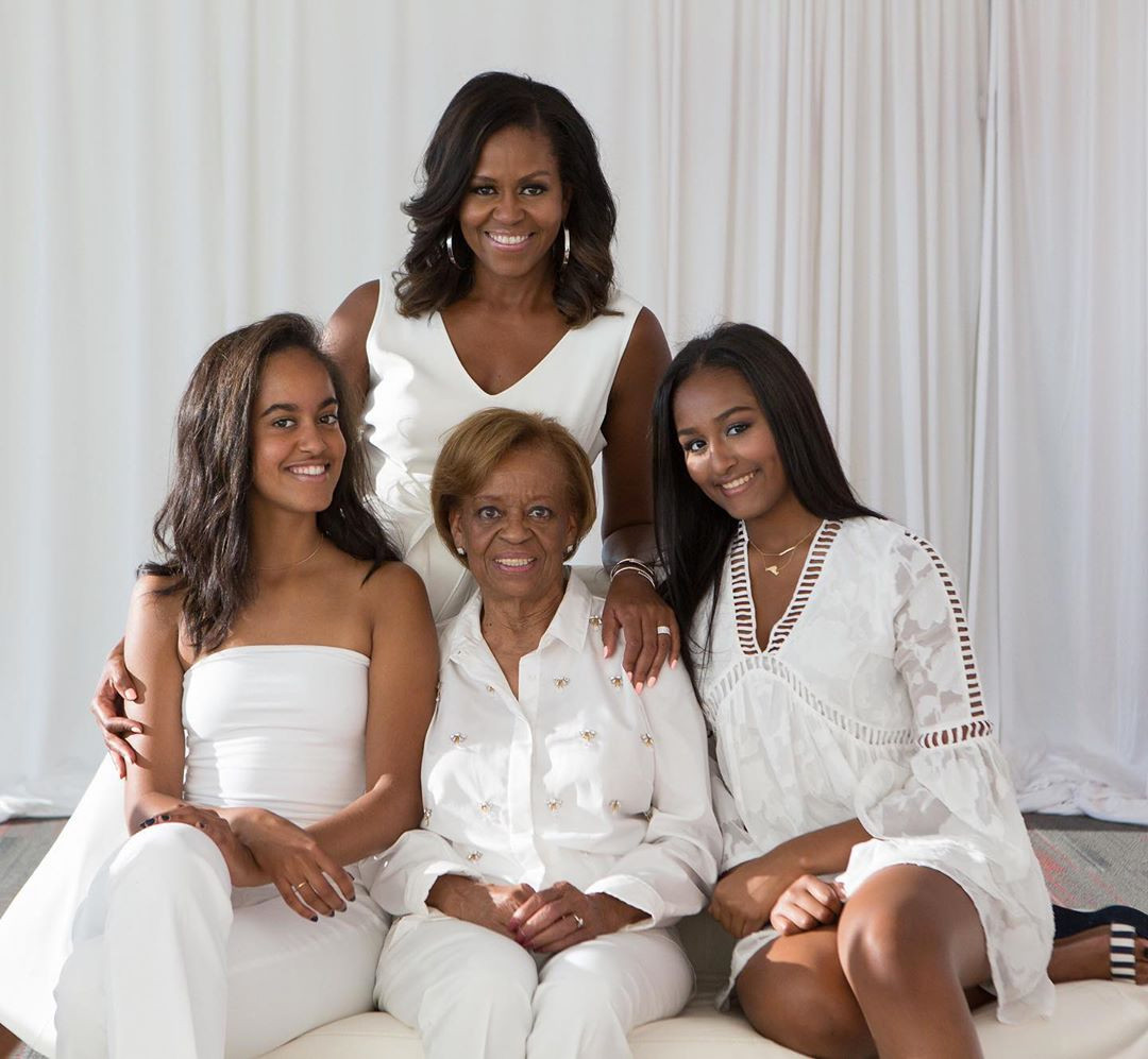 Michelle Obama, Sasha Obama, Malia Obama, Mother, Marian Shields Robinson, Mother's Day 2019